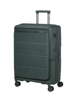 Samsonite Paralux 67cm Expandable 4-Wheel Medium Suitcase, 81L, Olive