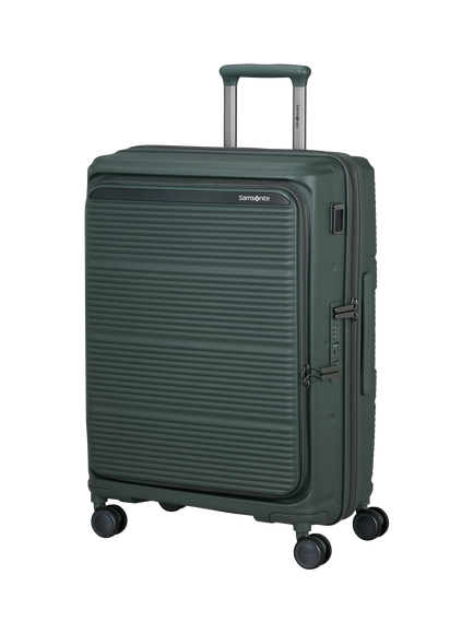 Samsonite Paralux 67cm Expandable 4-Wheel Medium Suitcase, 81L, Olive
