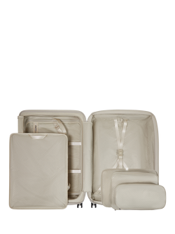 Samsonite Paralux 75cm Expandable 4-Wheel Large Suitcase, 115L - view 2, Stone Grey