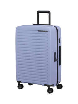 Samsonite Restackd Spinner 4-Wheel 68cm Expandable Medium Suitcase, Lavender