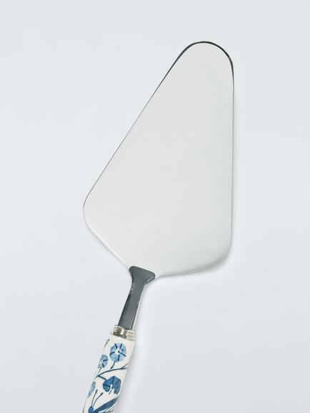 John Lewis Bloem Ceramic Handle Stainless Steel Cake Slice, Blue - view 2, Blue