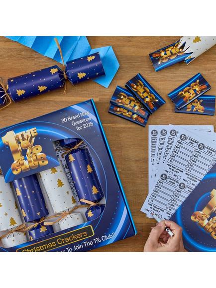 Puzzle Post Official 1% Club 2026 Christmas Crackers - view 2, Multi Colour