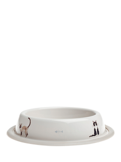 Sophie Allport Purrfect Cat Bowl, Multi Multi - view 2, Multi Multi