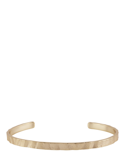 TUTTI Amble Open Bangle, Gold, Gold
