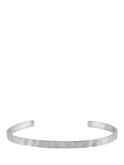 TUTTI Amble Open Bangle, Silver, Silver