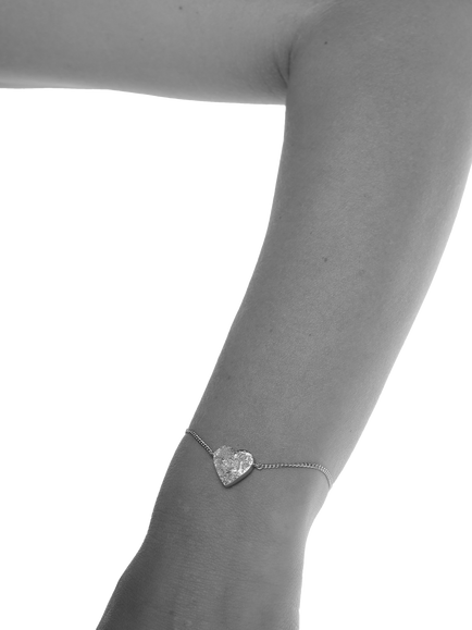 TUTTI Spirit Heart Pendant Bracelet, Silver - view 2, Silver