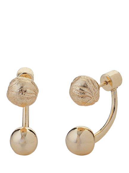 TUTTI Tideform Detachable Drop Stud Earrings, Gold, Gold