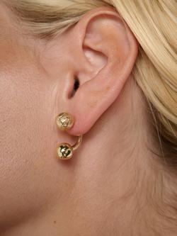 TUTTI Tideform Detachable Drop Stud Earrings, Gold - view 2, Gold