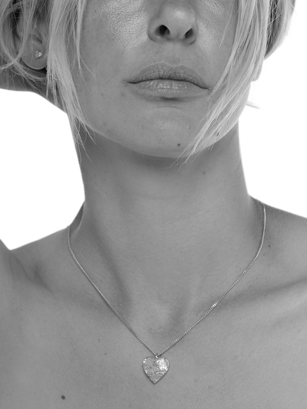 TUTTI Spirit Heart Pendant Necklace, Silver - view 2, Silver