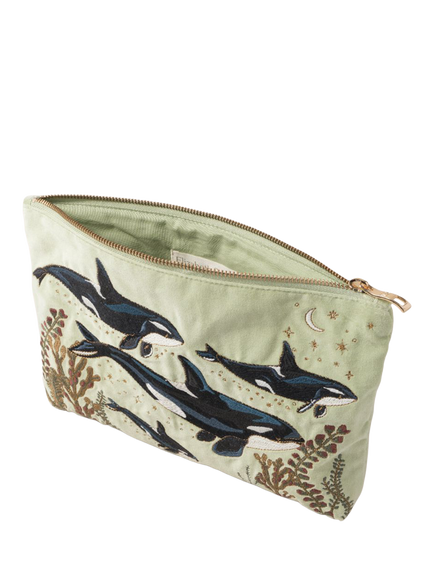 Elizabeth Scarlett Orcas Pouch, Seafoam - view 2, Celadon