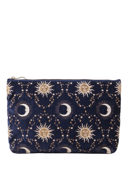 Elizabeth Scarlett Sun & Moon Pouch, Navy, Navy