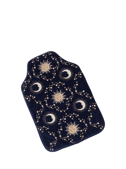 Elizabeth Scarlett Sun & Moon Hot Water Bottle, Navy, Navy