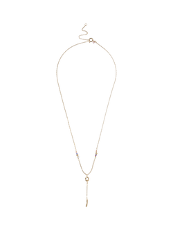 ENAMEL Copenhagen Dorothea Long Drop Necklace, Yellow Gold, Yellow Gold