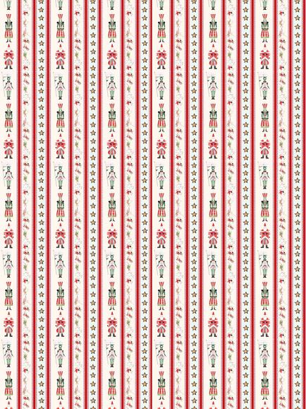 Cath Kidston Nutcracker Wrapping Paper Roll, 3M, Multi, Multi Colour