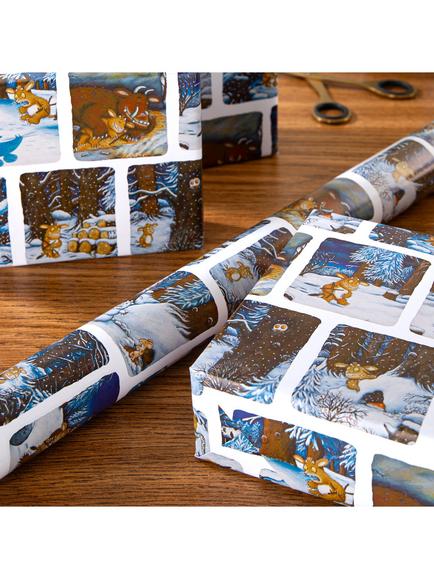 Hallmark The Gruffalo Wrapping Paper, 3.5m, Multi - view 2, Multi Colour
