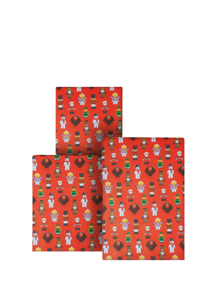 Hallmark LEGO Wrapping Paper, 3.5m, Red - view 2, Red