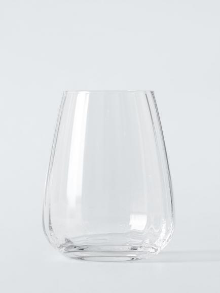 John Lewis Illusion Glass Tumbler, Set of 4, 480ml, Clear - view 2, Clear Clear