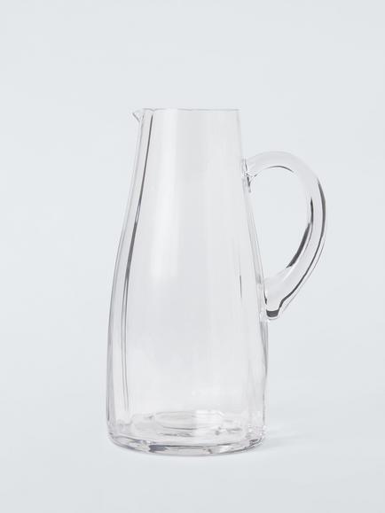 John Lewis Illusion Glass Jug, 185ml, Clear, Clear Clear