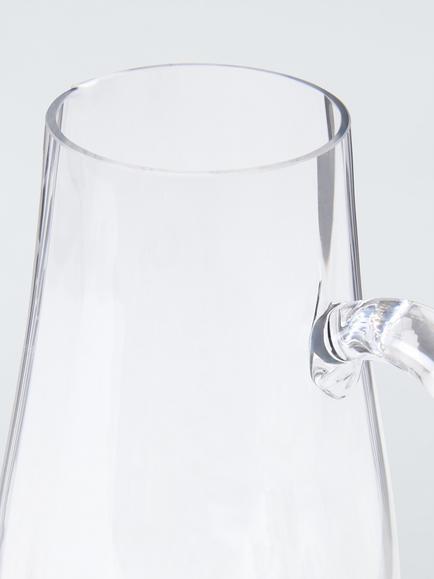 John Lewis Illusion Glass Jug, 185ml, Clear - view 2, Clear Clear