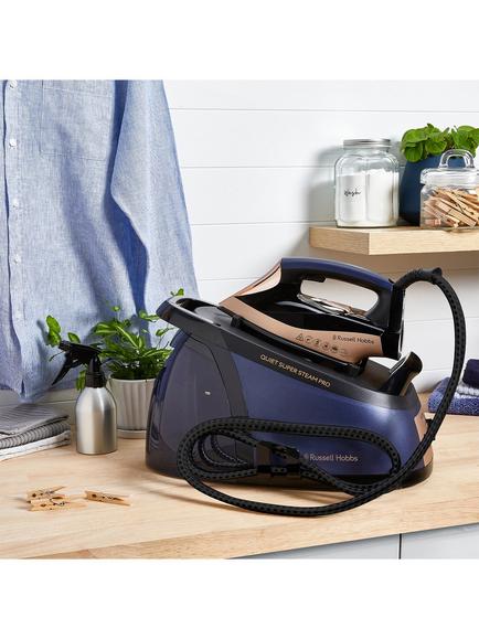 Russell Hobbs Quiet Super Steam Pro 28620 Steam Generator Iron, Midnight Blue - view 2, Midnight Blue