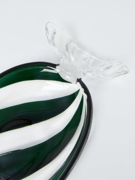 John Lewis Glass Candy Sweet Dish, Green - view 2, Green