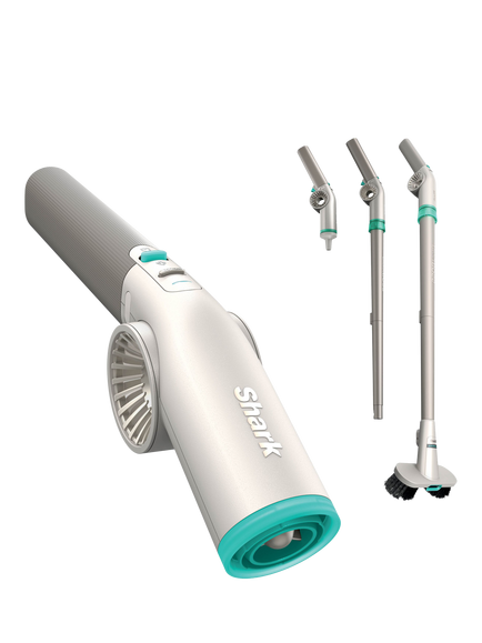 Shark BlastBoss AB2111UKGY All‑in‑One Cordless Air Blasting System with BlastBroom, Dove, Dove