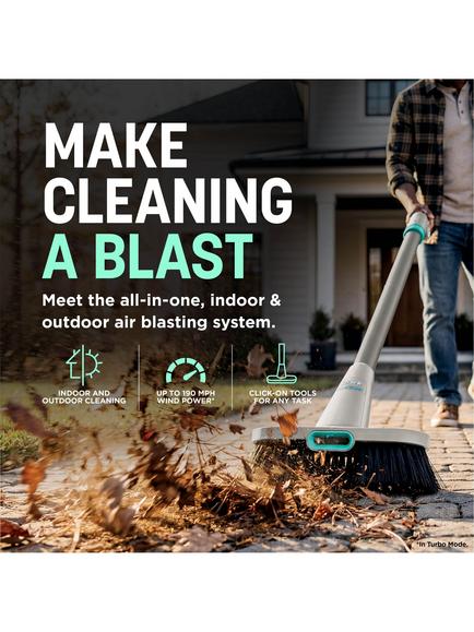 Shark BlastBoss AB2111UKGY All‑in‑One Cordless Air Blasting System with BlastBroom, Dove - view 2, Dove