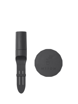 Willow Smart Indoor Plant Sensor, Starter Pack with 1 Sensor & 1 Wi-Fi Hub, Charcoal, Charcoal