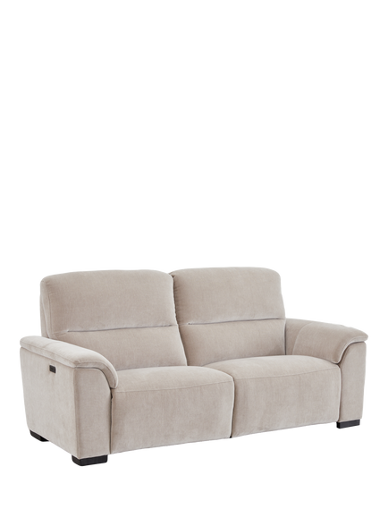 John Lewis Unwind Large 3 Seater Power Recliner Sofa, Natural Chenille, Natural Chenille