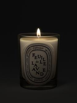 Diptyque Feuille de Lavande Classic Scented Candle, 190g - view 2, 