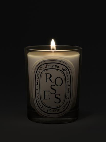 Diptyque Roses Classic Scented Candle, 190g - view 2, 