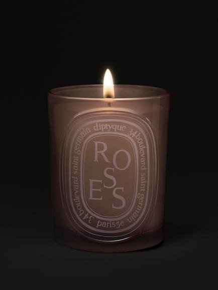Diptyque Roses Medium Scented Candle, 300g - view 2, 