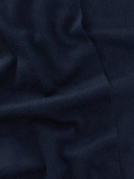 John Lewis Pure Cashmere Woven Scarf, Navy - view 2, Navy