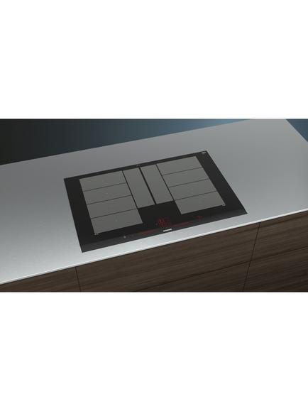 Siemens iQ700 EX875LYV1E 80cm flexInduction Plus Hob, Black - view 2, Black