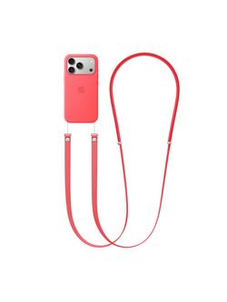 Apple iPhone Crossbody Strap - view 2, Bright Guava