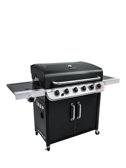 Char-Broil Convective 640 B XL 6-Burner Gas BBQ with Side Burner - view 2, Black