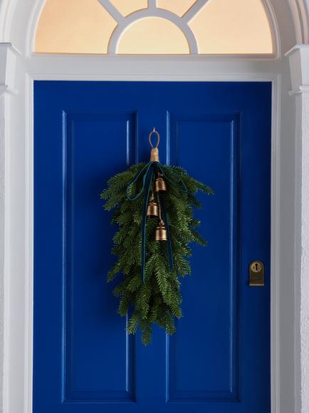 John Lewis Pine Bell Swag, L71cm - view 2, Green