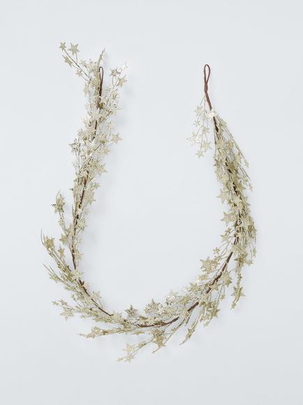John Lewis Shooting Star Garland, Gold, L183cm, Gold