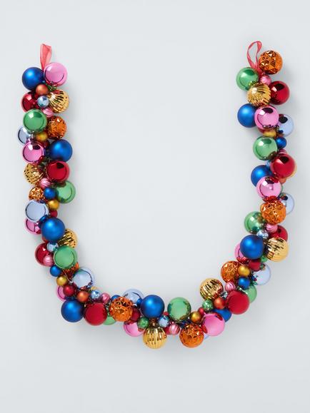 John Lewis Bauble Garland, Multi, L180cm, Gold