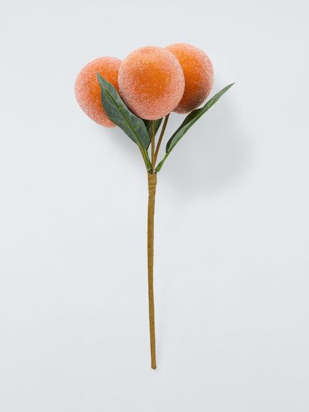 John Lewis Frosted Oranges Stem, Orange, Orange