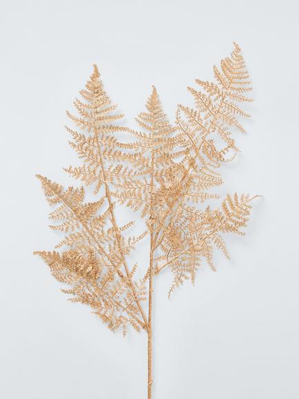 John Lewis Fern Spray, Gold - view 2, Orange