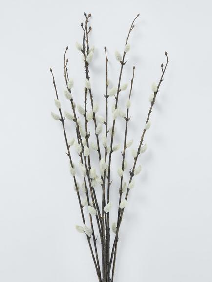 John Lewis Pussy Willow Spray, White - view 2, Red