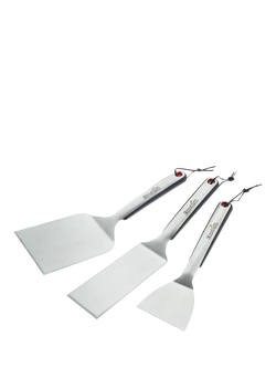 Char-Broil Stainless Steel BBQ Griddle Utensil Starter Set, 3 Piece, Black