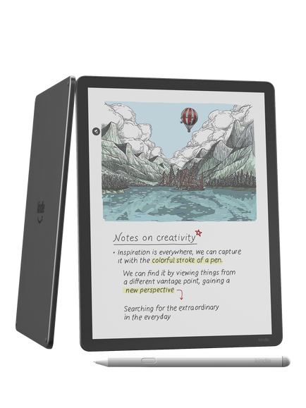 Amazon Kindle Scribe Colorsoft (2025) eReader with Premium Pen, 11” Colour Illuminated Touch Screen, 32GB, Graphite, Graphite
