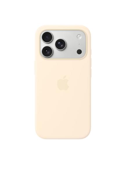 Apple iPhone 17 Pro Silicone Case with MagSafe, Vanilla