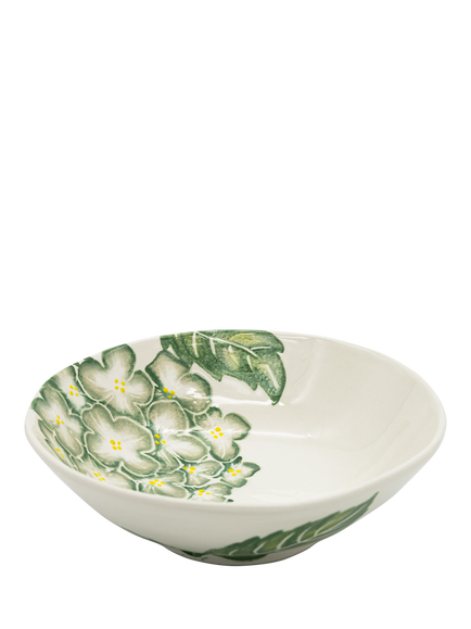 BlissHome Hydrangea Earthenware Supper Bowl, 20cm, Multi