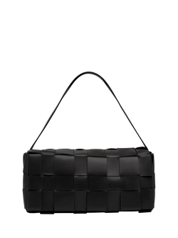 St. Agni Woven Envelope Slim Tote Bag, Black, Black
