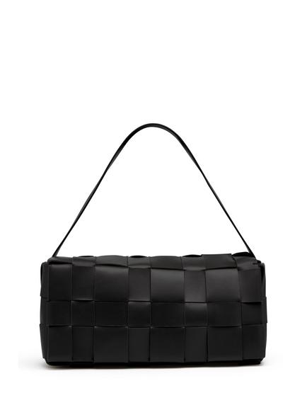 St. Agni Woven Envelope Slim Tote Bag, Black, Black