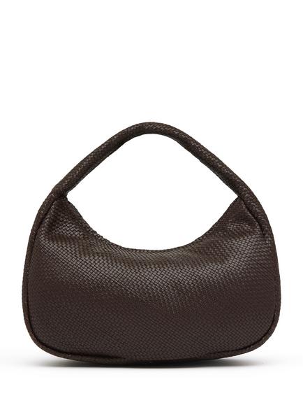 St. Agni Woven Large Bon Bon Shoulder Bag, Coffee, Coffee