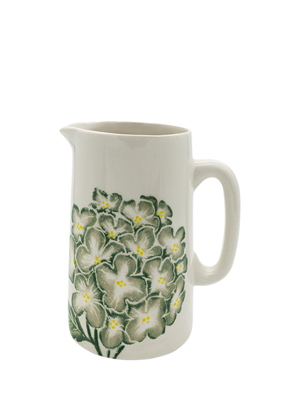 BlissHome Hydrangea Earthenware Medium Jug, 1.5L, Multi